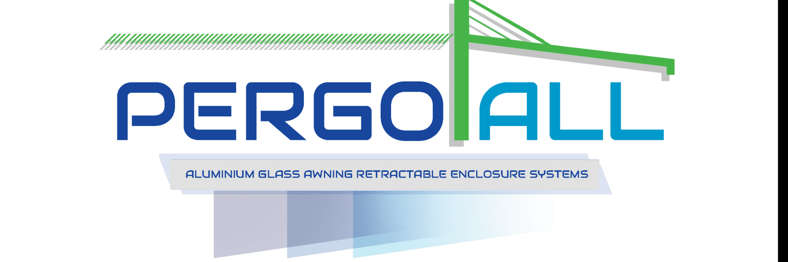 Pergoall Pergola, auvent et systèmes de verre en aluminium