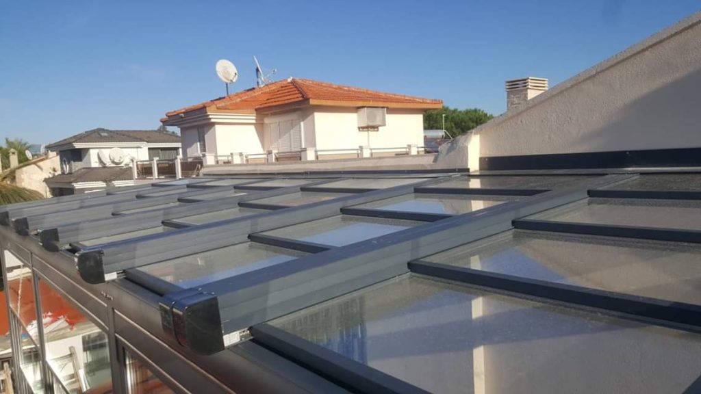 Ege FD Yapı automatic glass roof
